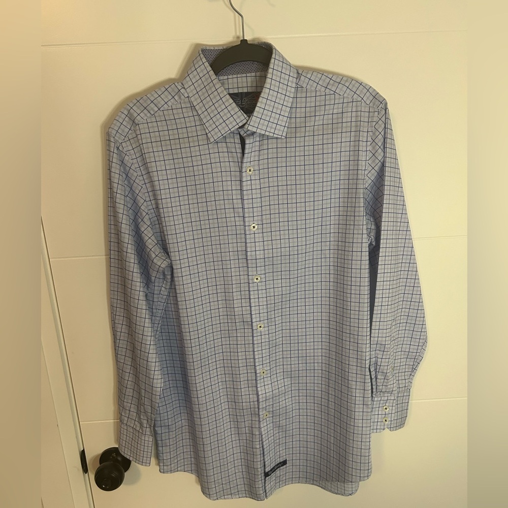 light blue English laundry size 15.5, men’s dress shirt shirt
